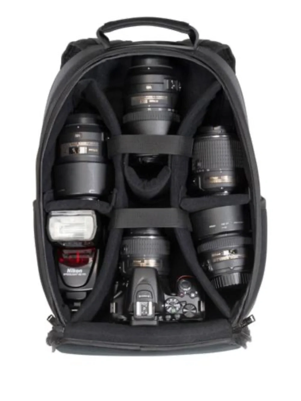 Nikon Black Compact Camera Backpack with Front Pocket
